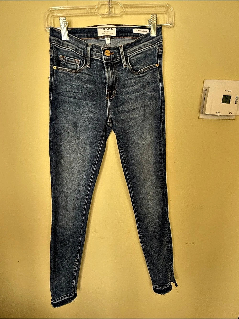 FRAME Le Skinny de Jeanne Skinny Jeans Blue Waist 25
